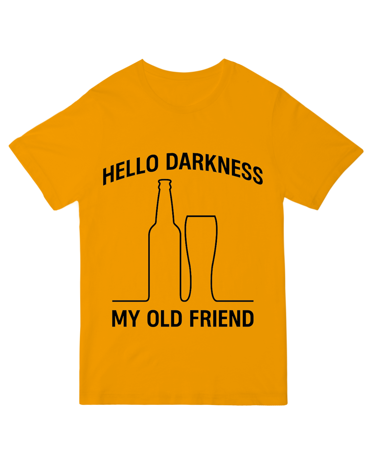 Hello Darkness My Old Friend Nerdy Graphic