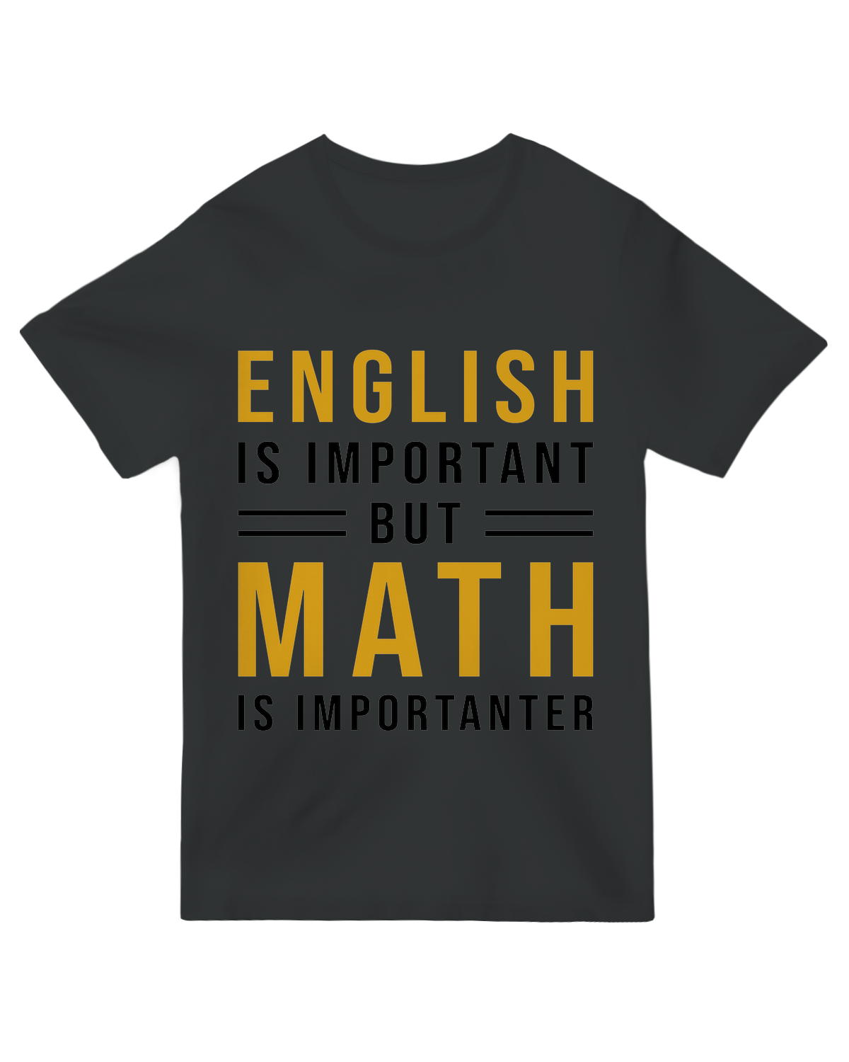 English is important but Math is importanter Geek