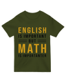 English is important but Math is importanter Geek