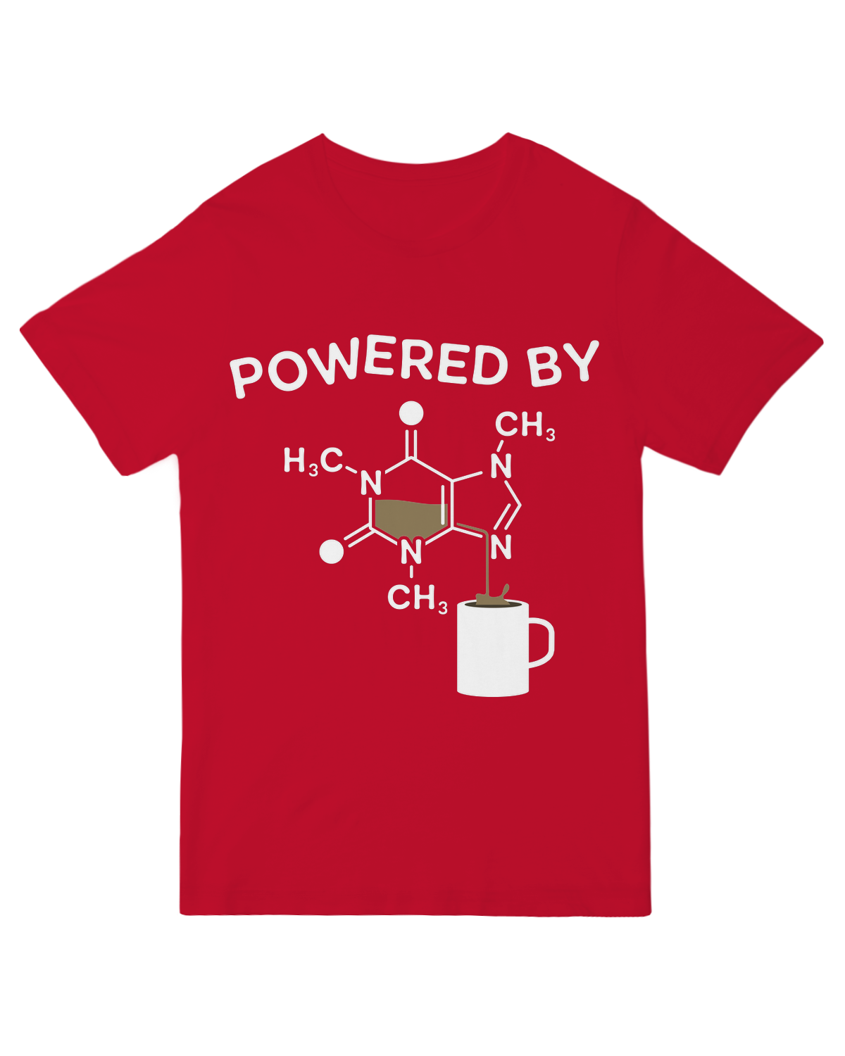 Powered By Caffeine Unisex Geek