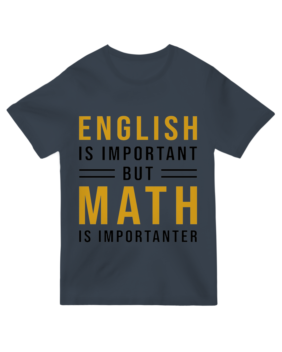 English is important but Math is importanter Geek