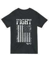 Trump Fight American Flag