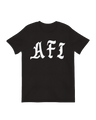 AFI fan art skeleton emerging through doorway decor 