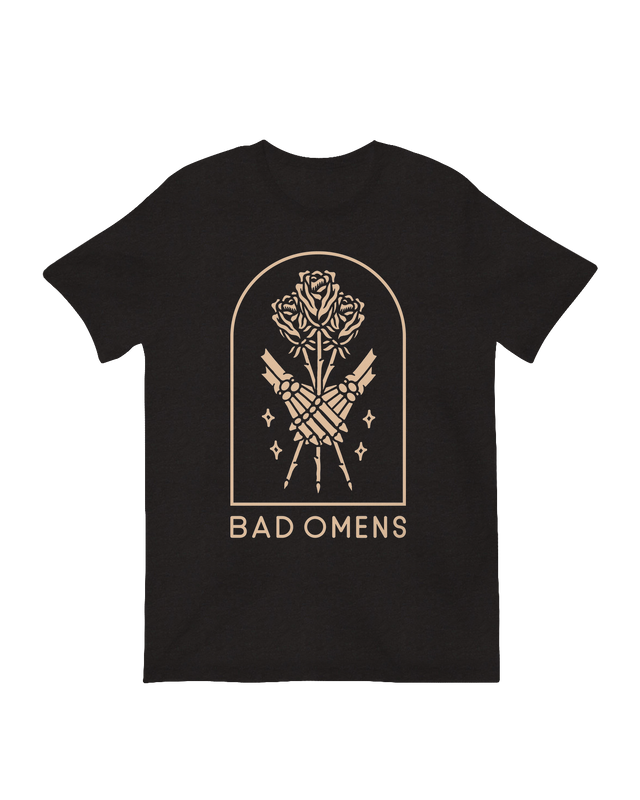 Bad Omens Skeletons Holding Roses gothic romance art print