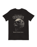 BlackCraft Crematorium flaming skull art print

