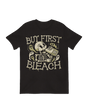 But First Bleach skeleton dark humor art print

