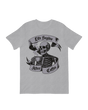 Coffee skeleton humor art print with beans

