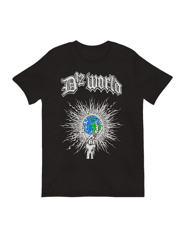 D12 World Skeleton Hand hip-hop music poster