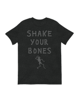 Dancing skeleton shaking bones fun art print

