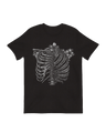 Detailed rib bone structure scientific decor


