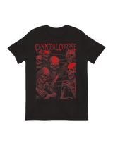 Extreme metal merchandise tortured skeleton artwork