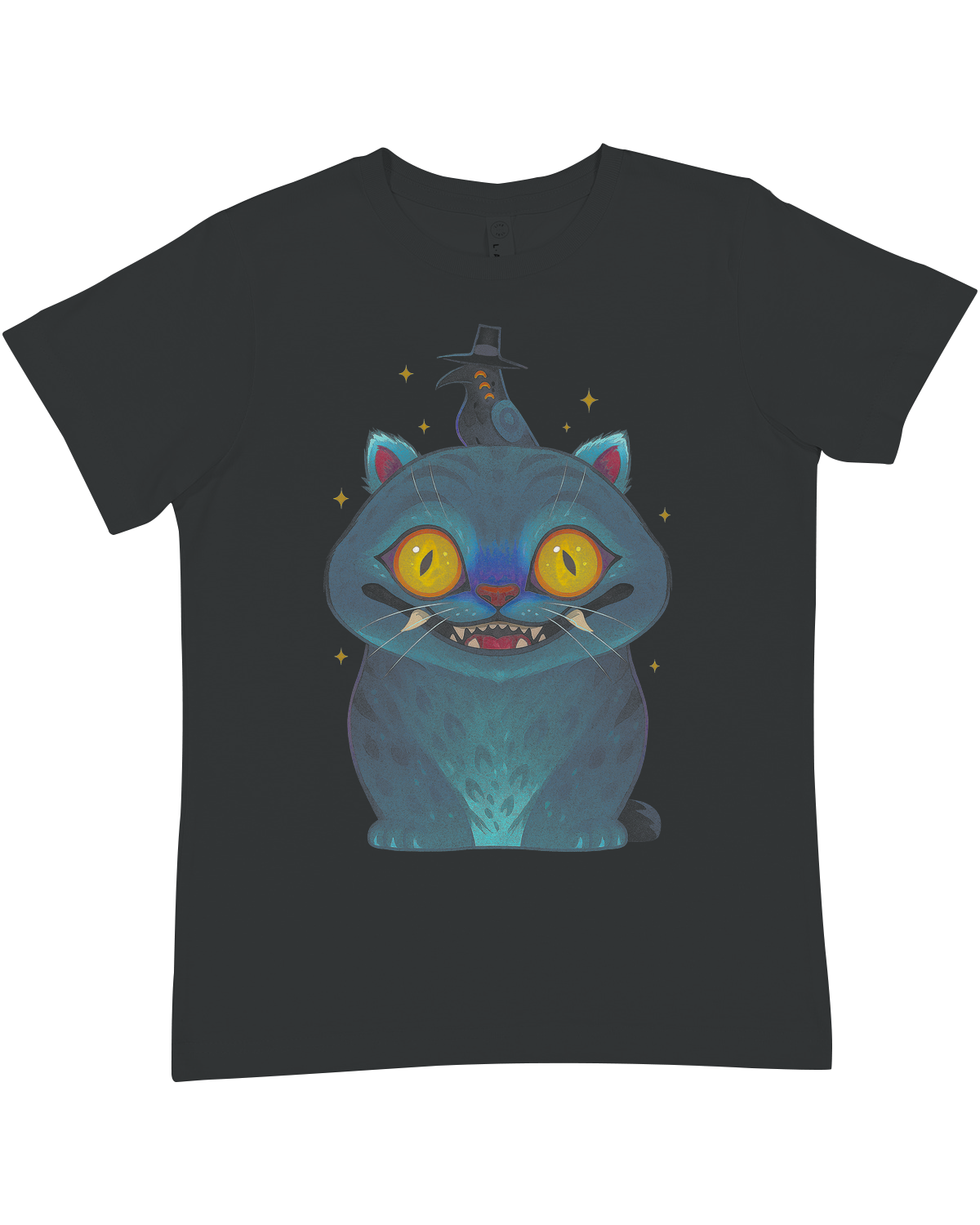 Front view of KPop Demon Hunters sequel teaser artwork on youth crewneck

