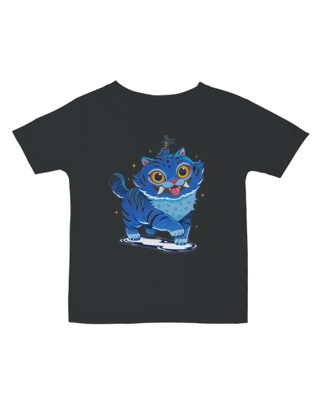 Front view of international KPop Demon Hunters movie poster artwork on infant tee

