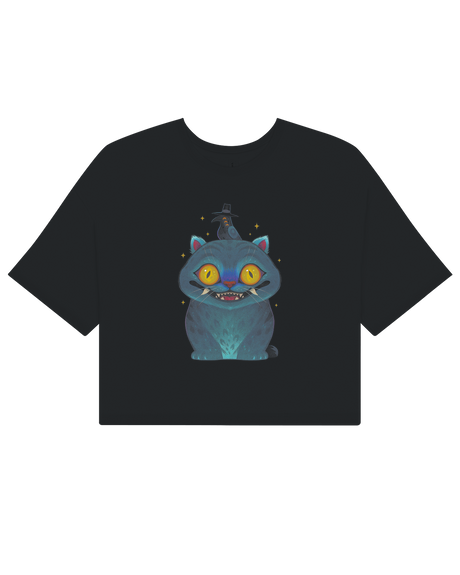 Front view of the KPop Demon Hunters Movie heroine artwork on ladies crop top

