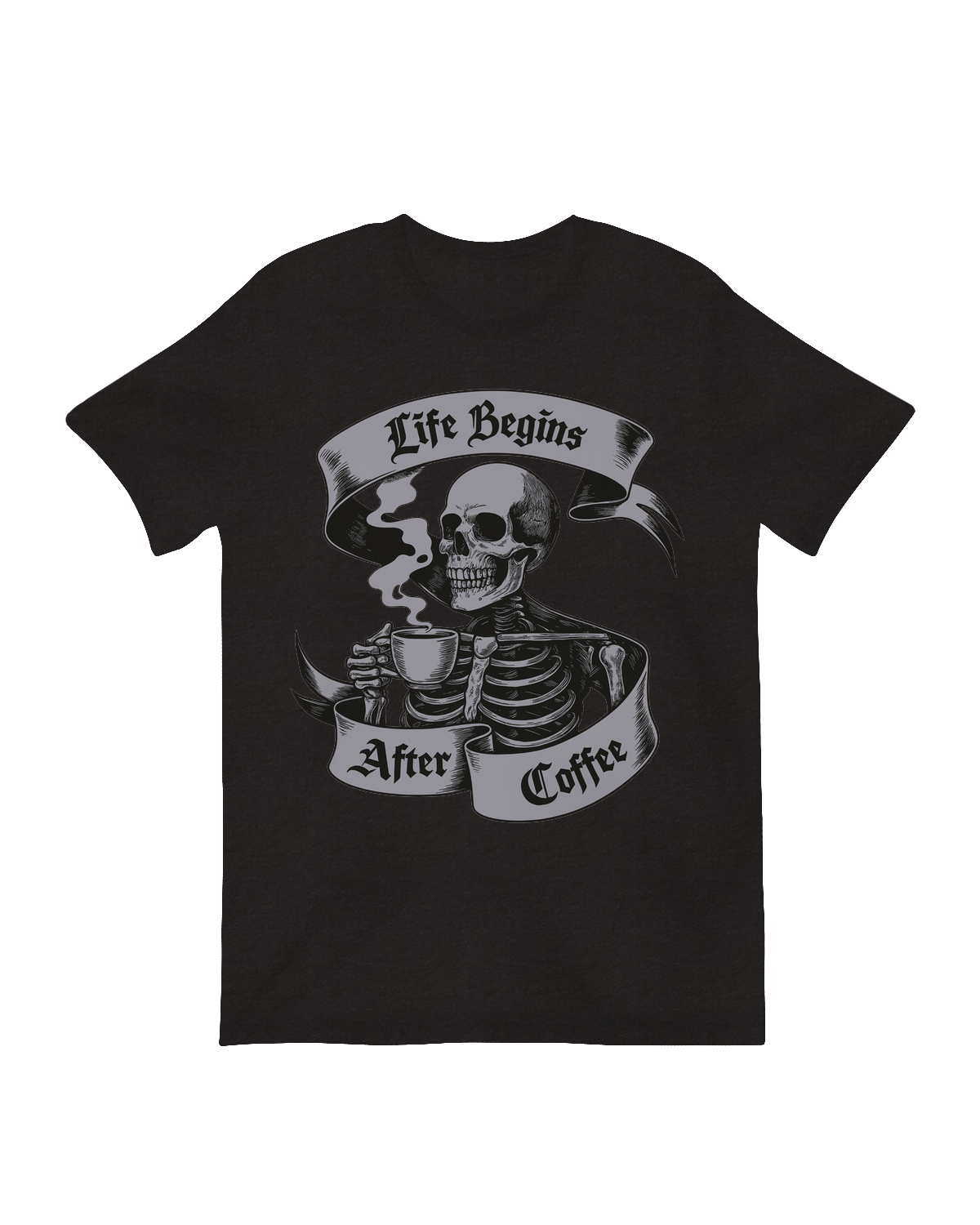 Funny coffee lover gift macabre kitchen art

