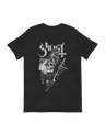 Ghost band merchandise papal skeleton artwork

