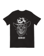 Howdy Cowboy Skull Western humor art print

