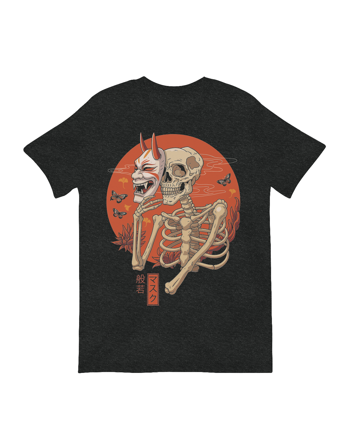 Japanese folklore mythology skeletal decor

