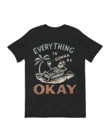 Living Okay Skeleton Island tranquil art print


