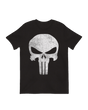 Marvel Punisher distressed skull logo art print