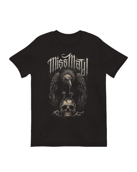 Miss May I vulture and skull metalcore poster