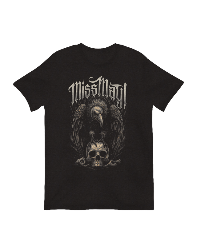 Miss May I vulture and skull metalcore poster