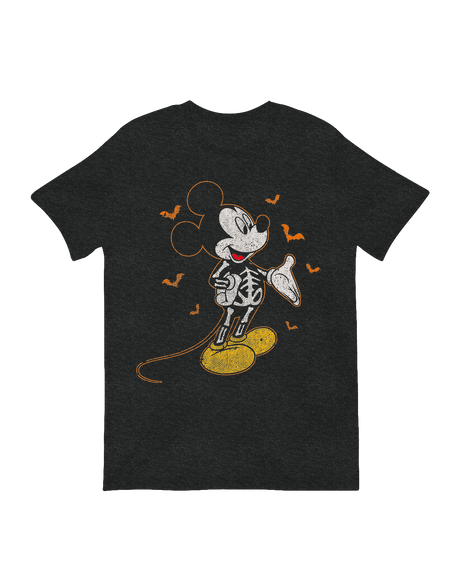 Official Disney Halloween Mickey Mouse Skeleton with Bats Collectible


