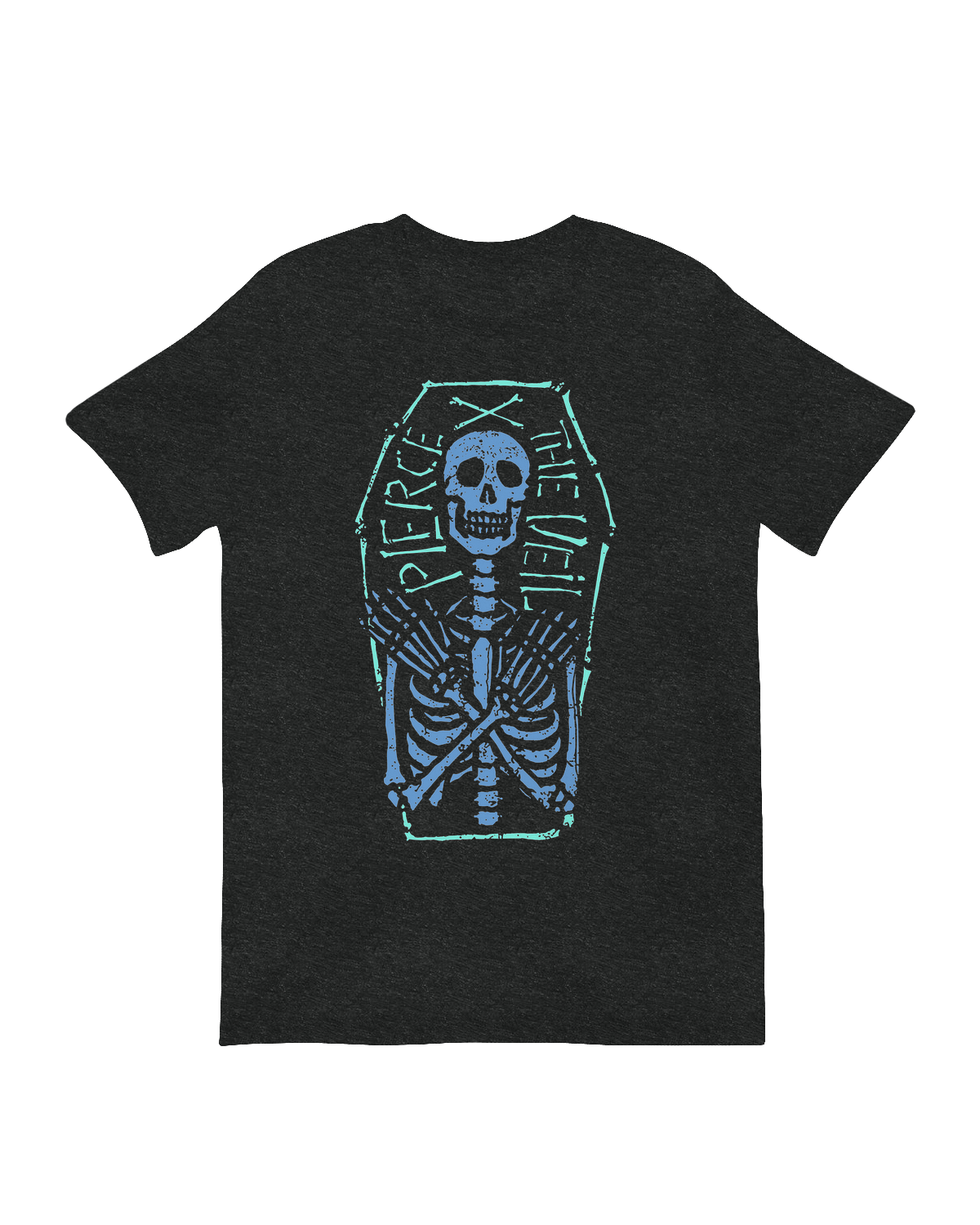 PTV fan gift ornate coffin skeleton wall decor