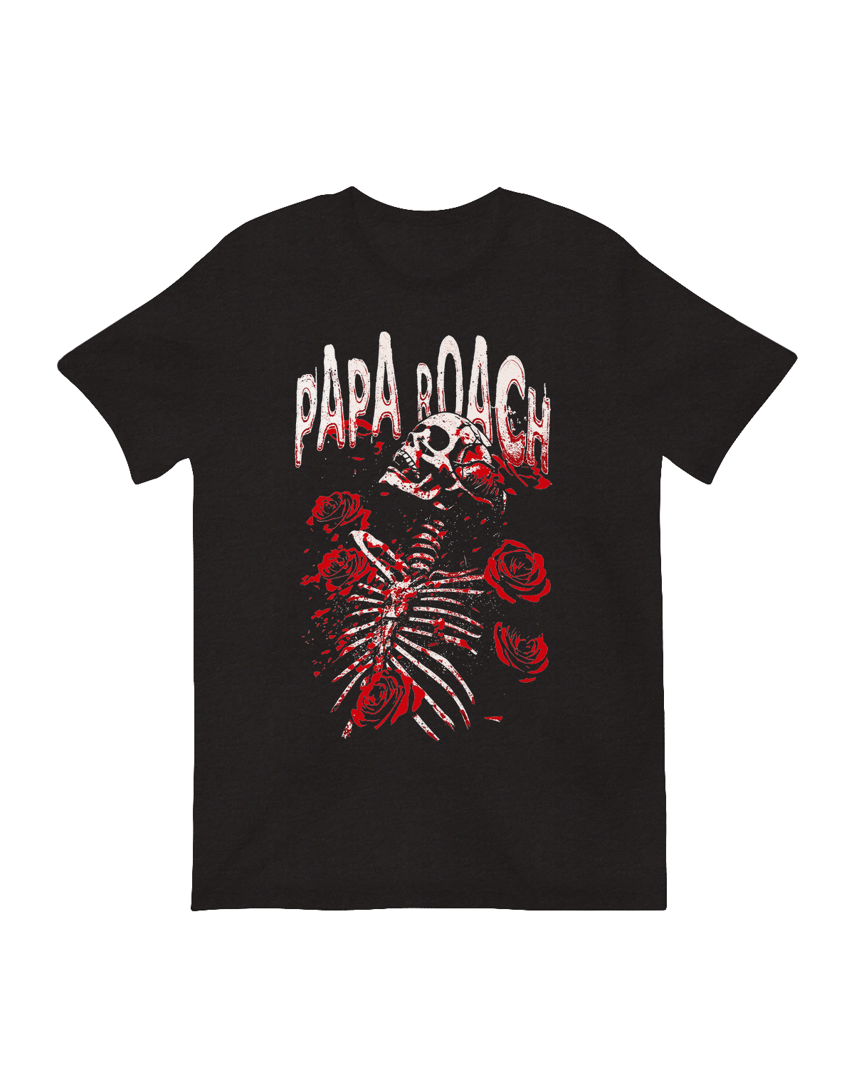 Papa Roach Skeleton Roses rock music poster print