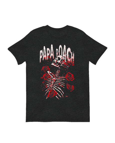 Papa Roach band merchandise skeleton and flowers decor