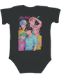 Parent and baby wearing matching KPop Demon Hunters outfits together

