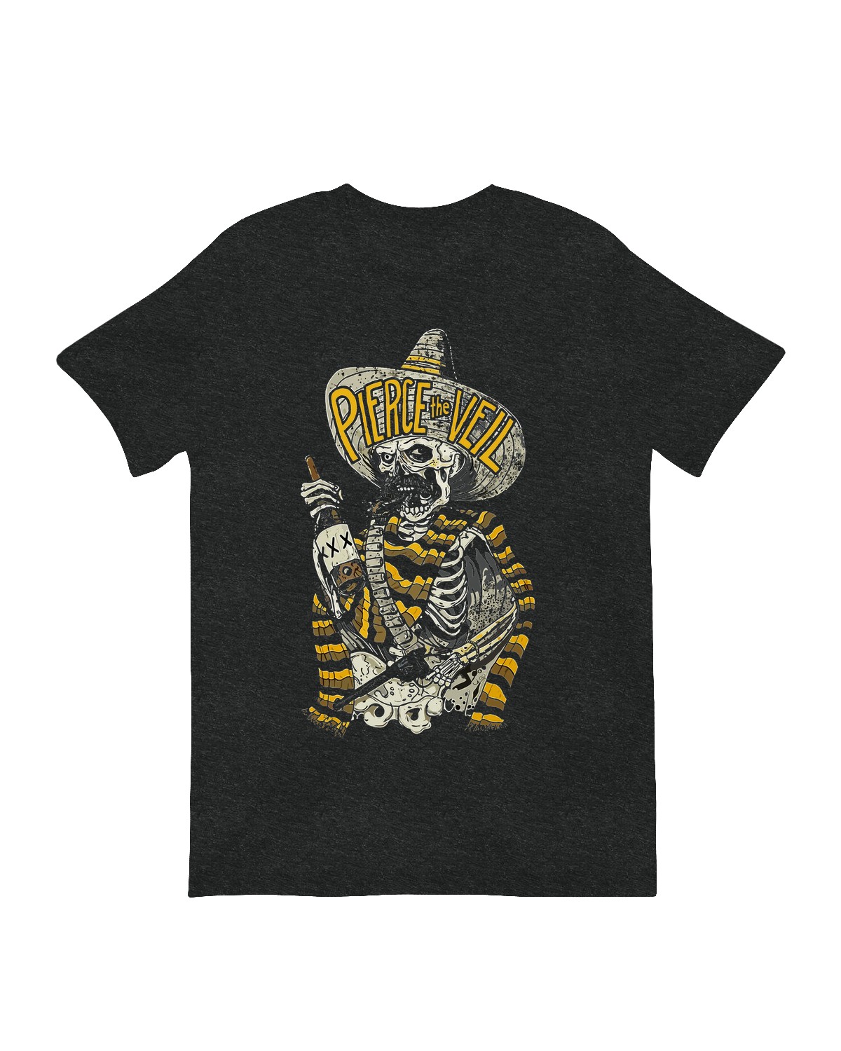 Pierce The Veil Bandito Skeleton music poster art print