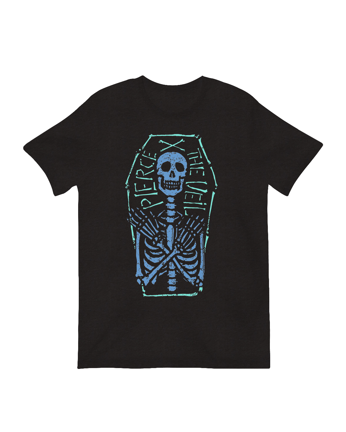 Pierce The Veil Skeleton Coffin music poster artwork