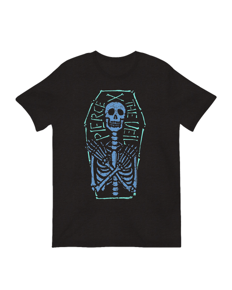 Pierce The Veil Skeleton Coffin music poster artwork