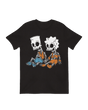 Simpsons skeleton Bart and Lisa art print

