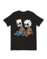 Simpsons skeleton Bart and Lisa art print

