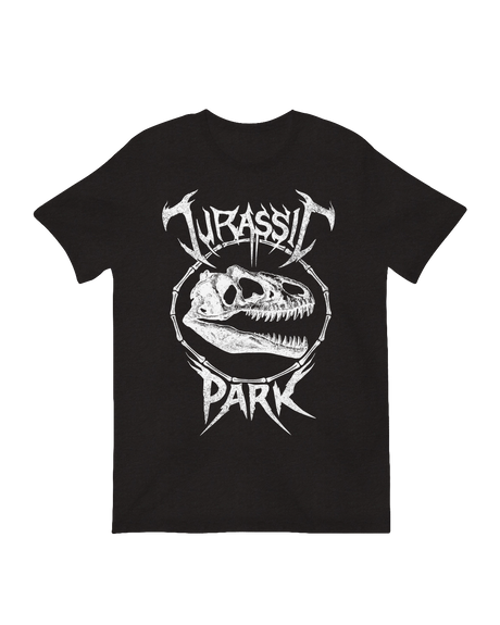 Skeletal Jurassic Park tourist dinosaur decor

