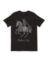 Skeletal cowboy outlaw frontier spirit wall decor

