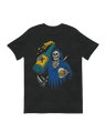Skeleton Reaper Cheers macabre humor art print