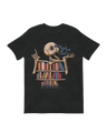 Skeleton book lover library art print

