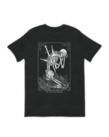 Skeleton pierced by three swords emotional gothic decor 