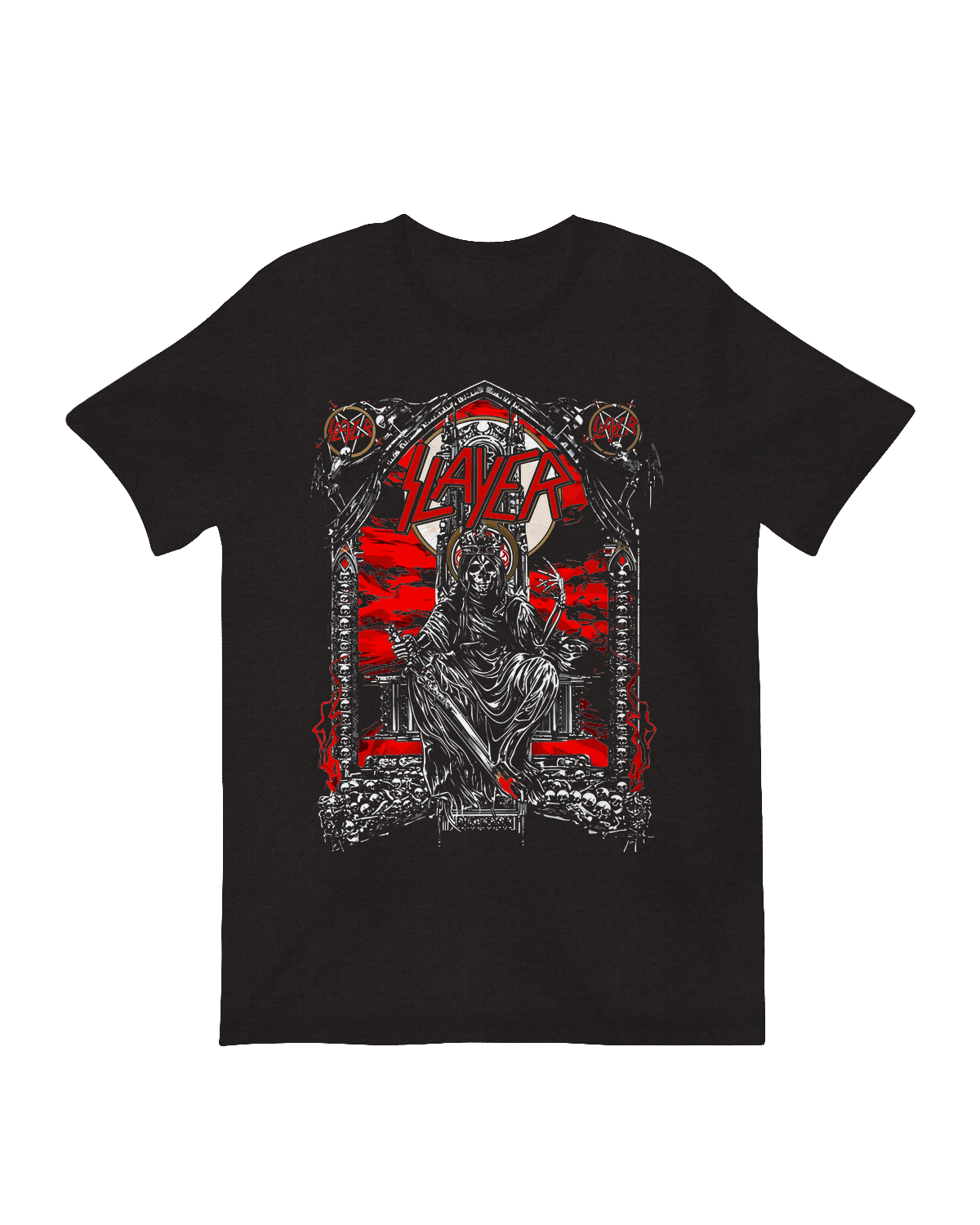 Slayer Skeleton King metal music poster artwork