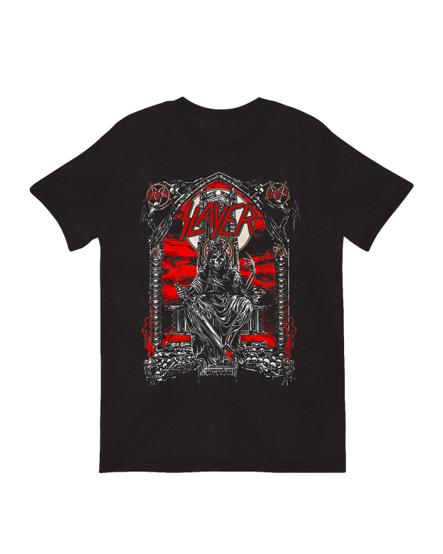 Slayer Skeleton King metal music poster artwork