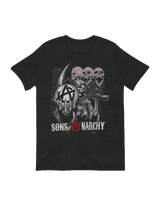 Sons of Anarchy Grim Reaper skeleton club logo art 
