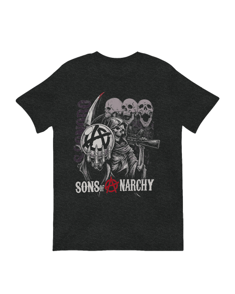 Sons of Anarchy Grim Reaper skeleton club logo art 