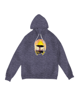 "Sunny Yellow Mushroom Hoodie – Whimsical Cottagecore & Streetwear Sweatshirt"