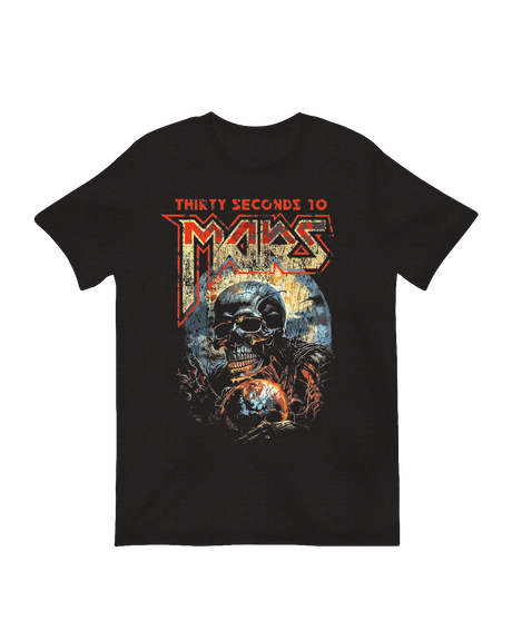 Thirty Seconds To Mars skeleton rock music art print