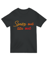 Spritz out, tits out