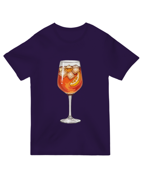 "Aperol Spritz cocktail t-shirt in [color], Italian summer drink graphic tee for aperitivo lovers"