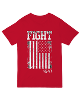 Trump Fight American Flag